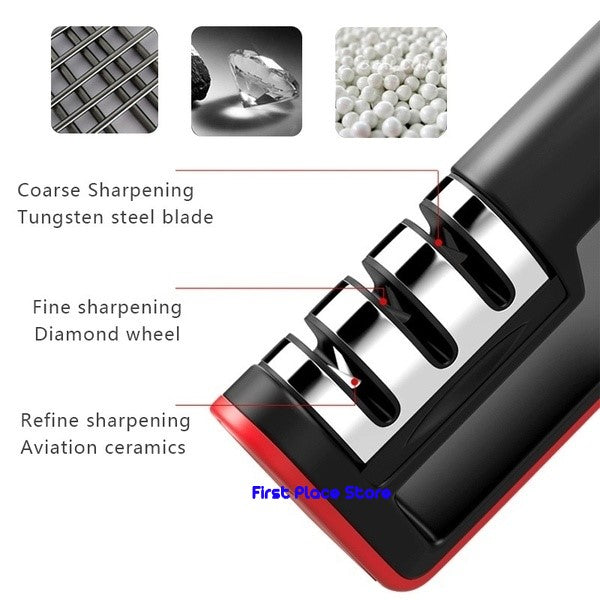3-Stage Knife Sharpening Tool