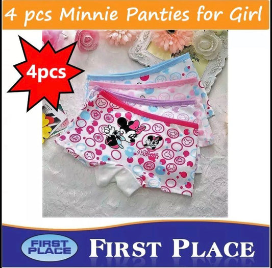4 pcs Minnie Pantie/Underwear for Girl