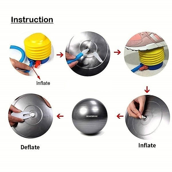 65 cm Anti-burst Gym ball/Yoga ball with pump