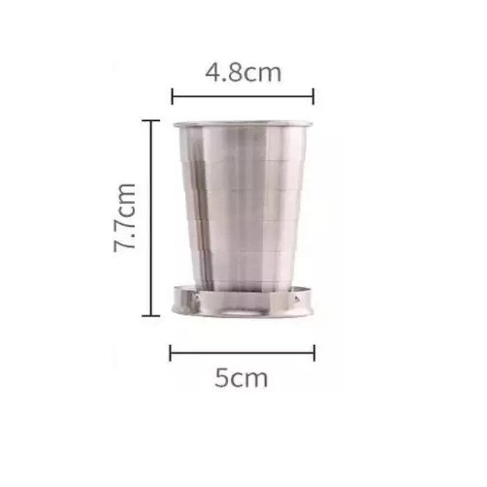 Stainless Steel Foldable Cup for Travel/Camping