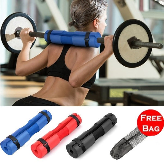 Shoulder Support/Weight Lifting Barbell Pad with belts