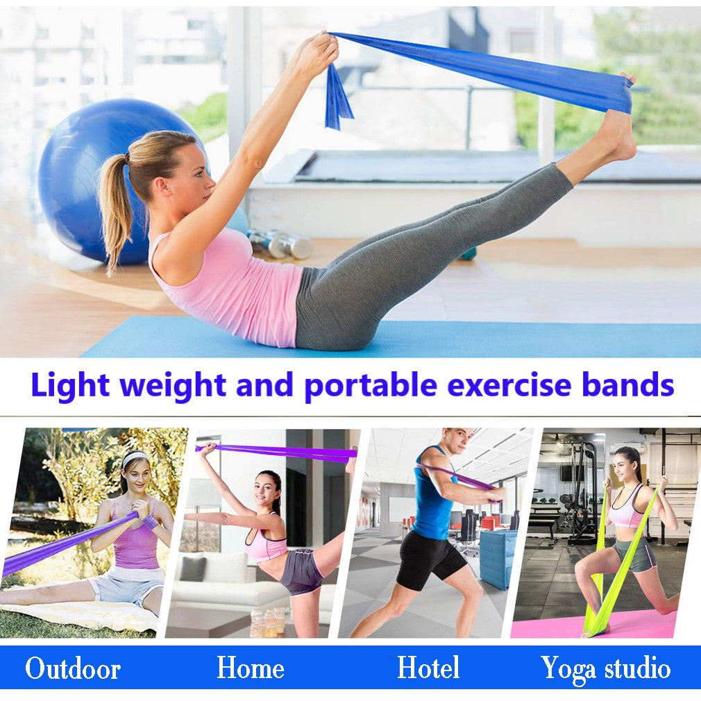 3pcs Yoga Pilates Resistance Band Set