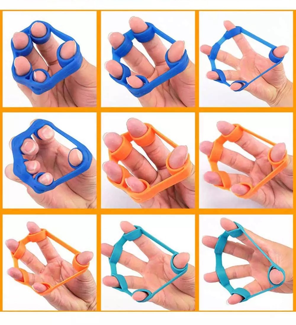 Finger Strengthener and Hand Grip Ring Workout/ Strength Trainer