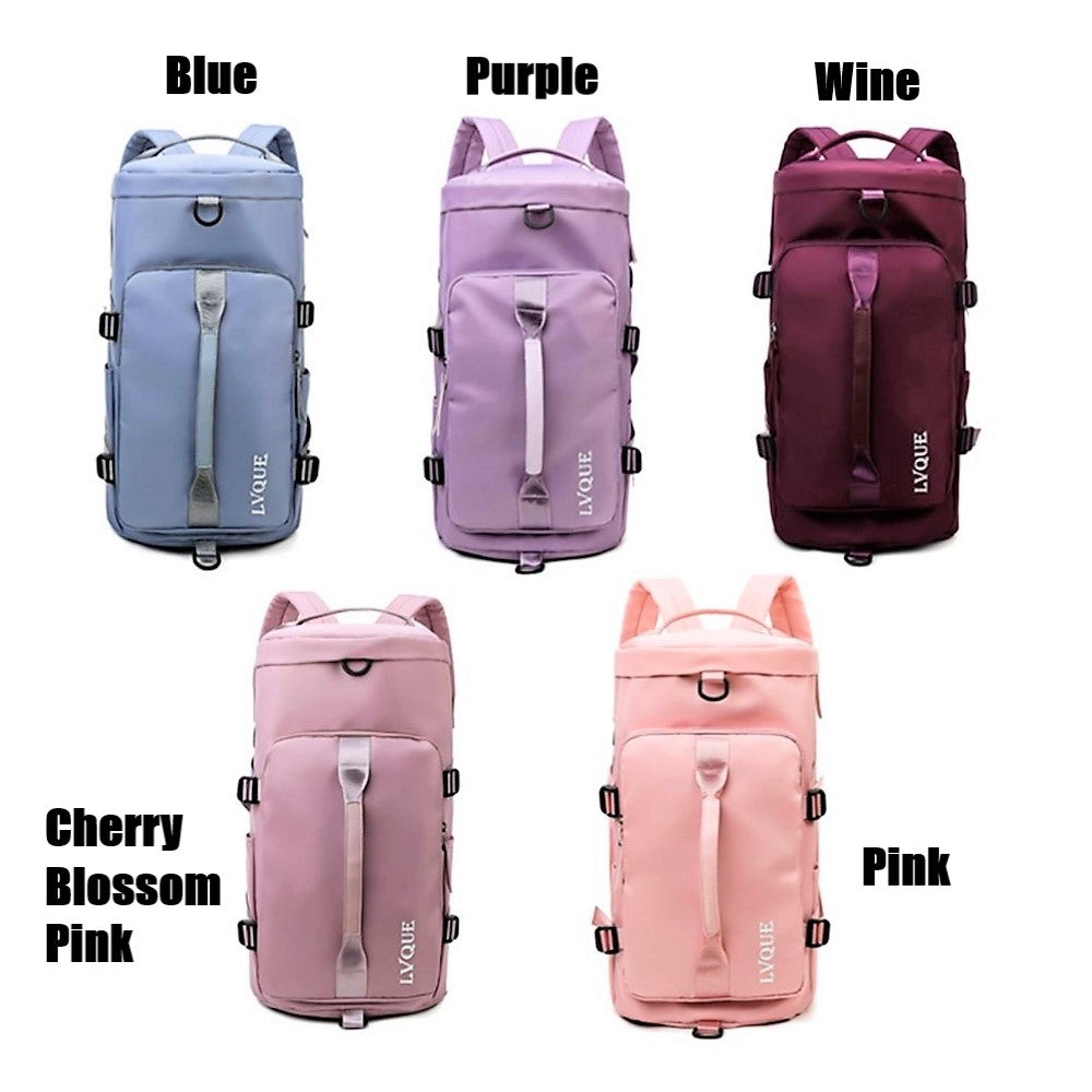 Multi-Purpose Travel Backpack / Large Capacity Gym Duffle Bag