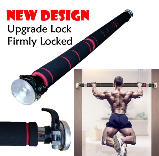 Adjustable Horizontal Pull Up /Chin up Bar with Clip (Length 83cm-130cm)