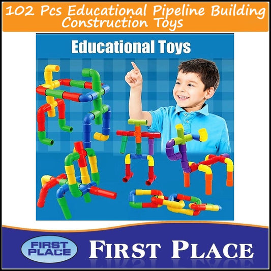 102 Pcs Educational Pipeline Building Construction Toys