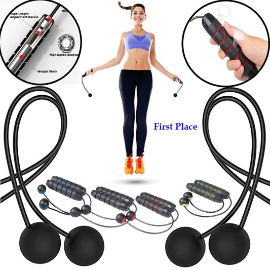Cordless Jumping Rope with Weight Bar
