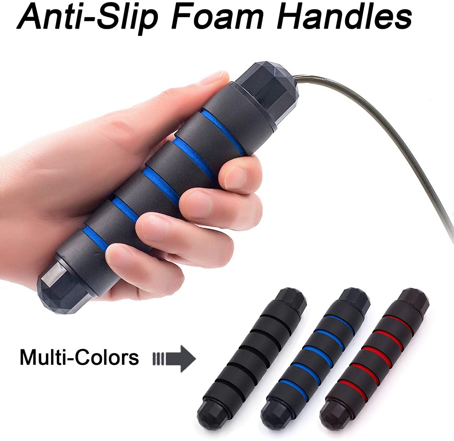 Cordless Jumping Rope with Weight Bar