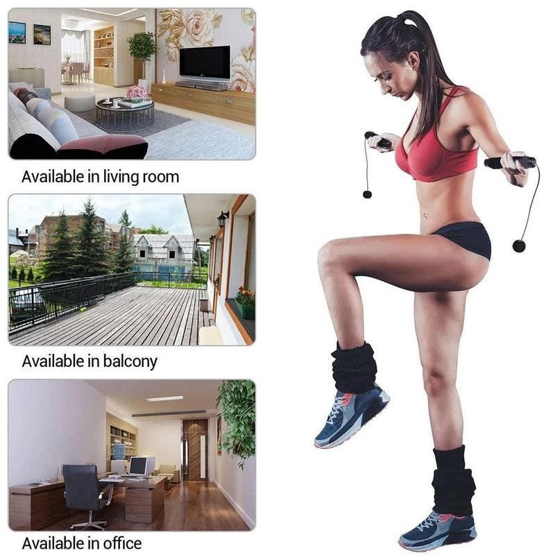 Cordless Jumping Rope with Weight Bar