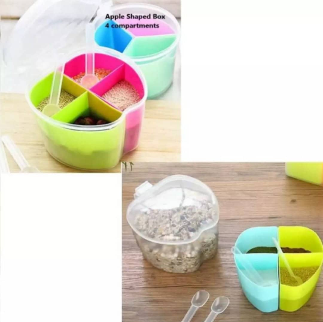 Detachable Apple-Shaped Seasoning Box/Container