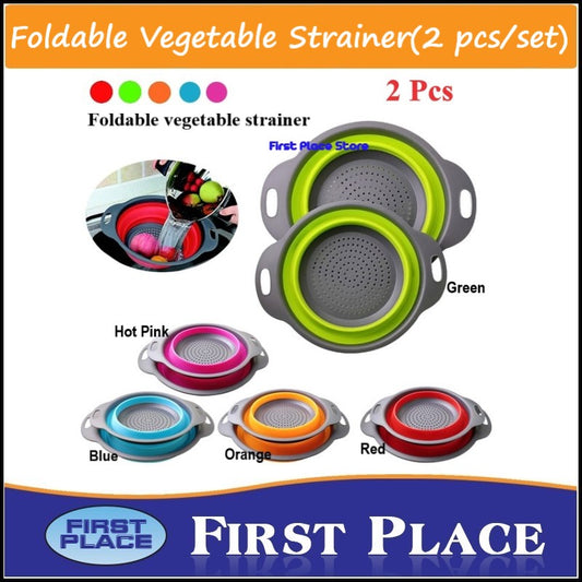 Foldable Vegetable Strainer (2 pcs/set)