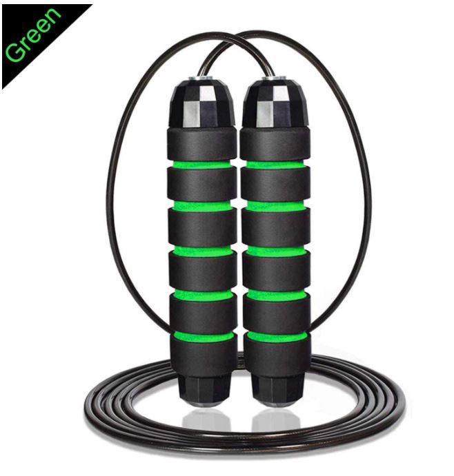 Tangle-Free Jump Rope/Skipping Rope  with Weight Bar