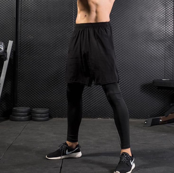 Gym Legging Sportswear/ Guy short pant with Legging