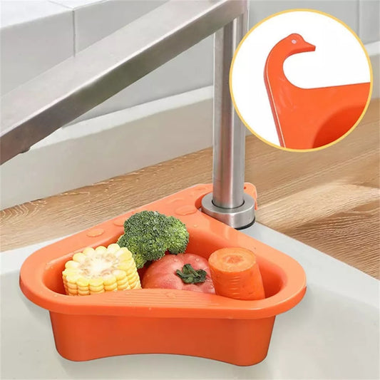 Kitchen Sink Basket Strainer/Sponge Holder