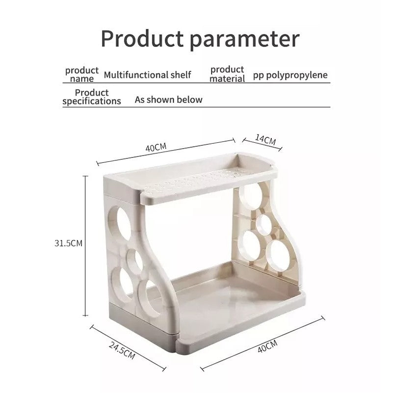 Knife Holder & Seasoning Bottle Storage Rack