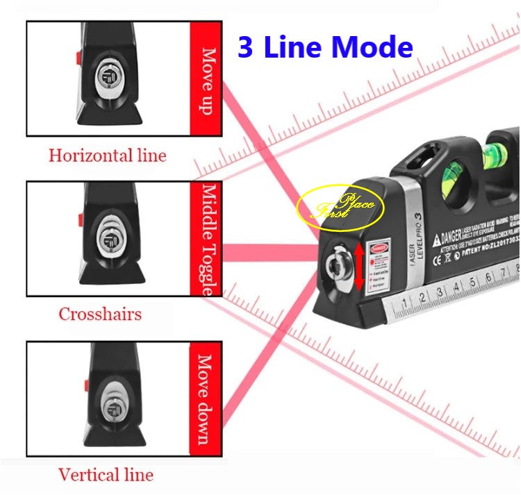 Laser Level & Measuring Tape