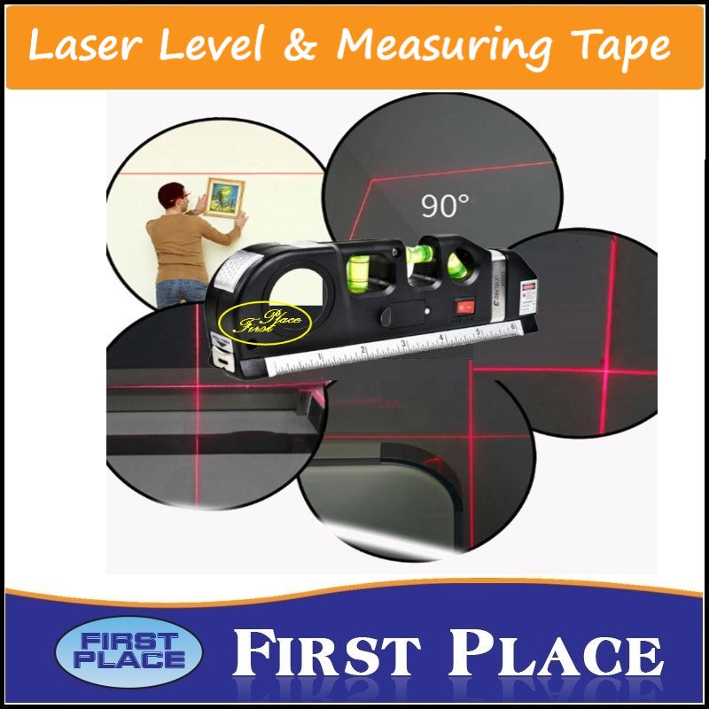 Laser Level & Measuring Tape