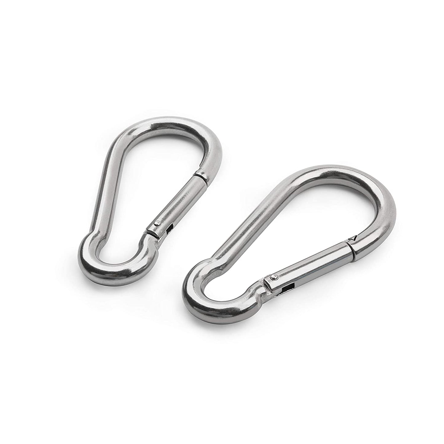 2 Pcs M5 Spring Snap Hook Carabiner