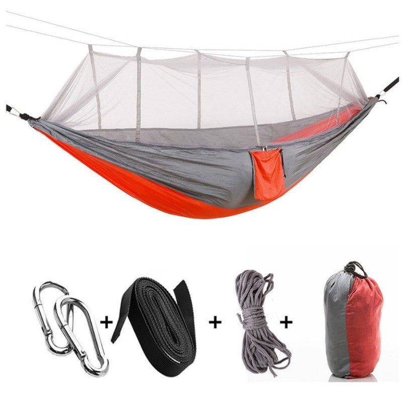 Ultra Light Outdoor Camping Hammock  With Mosquito Net