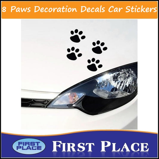 8 Paws Decoration Decals Car Stickers