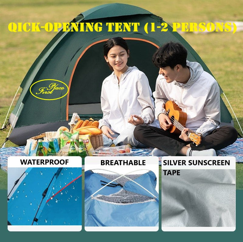 Portable Quick-Opening Tent for 1-2 persons