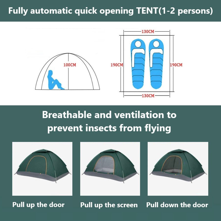 Portable Quick-Opening Tent for 1-2 persons