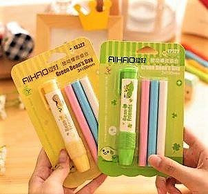 Refillable Pen Shape Rubber Eraser for kids