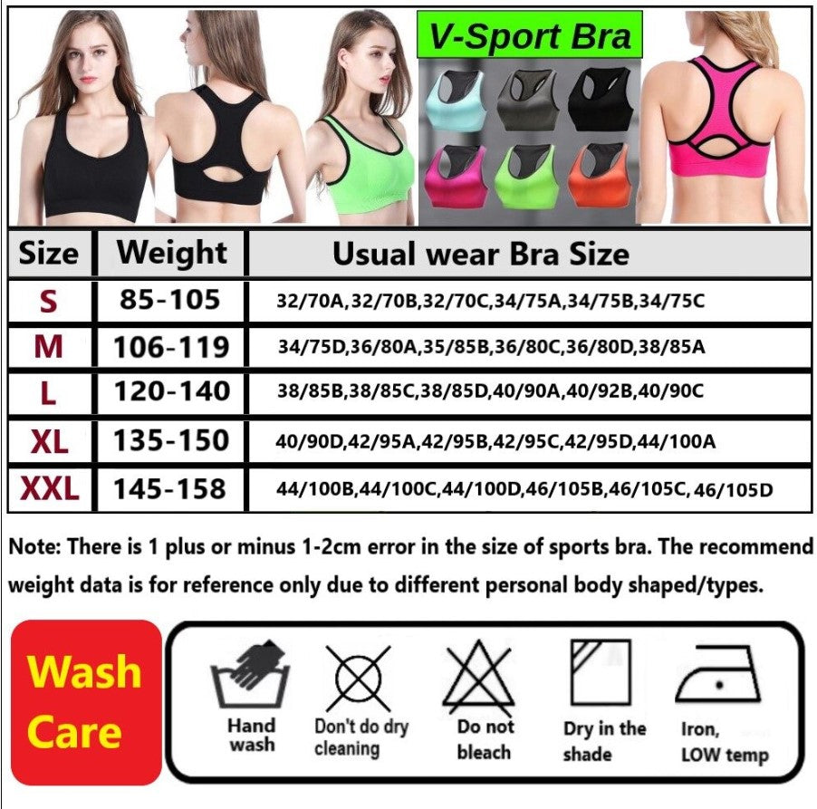 Women Sports Bra / Fitness Yoga Bra