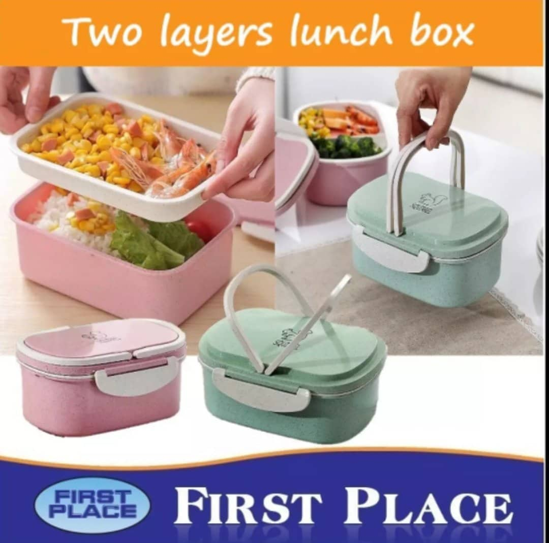 Two layers lunch box