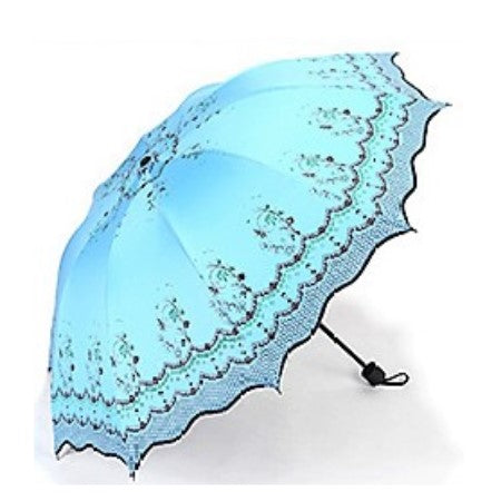 Umbrella with Lotus Leaf Lace pattern