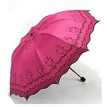 Umbrella with Lotus Leaf Lace pattern