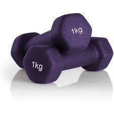 1Kg,1.5Kg,2Kg,2.5Kg,3Kg Neoprene coated Dumbbells Set