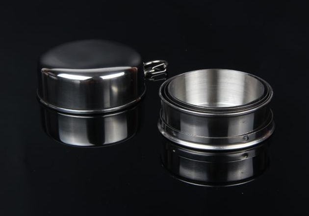 Stainless Steel Foldable Cup for Travel/Camping